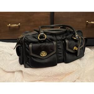 Coach Legacy Daphne Black Leather Satchel Shoulder Bag